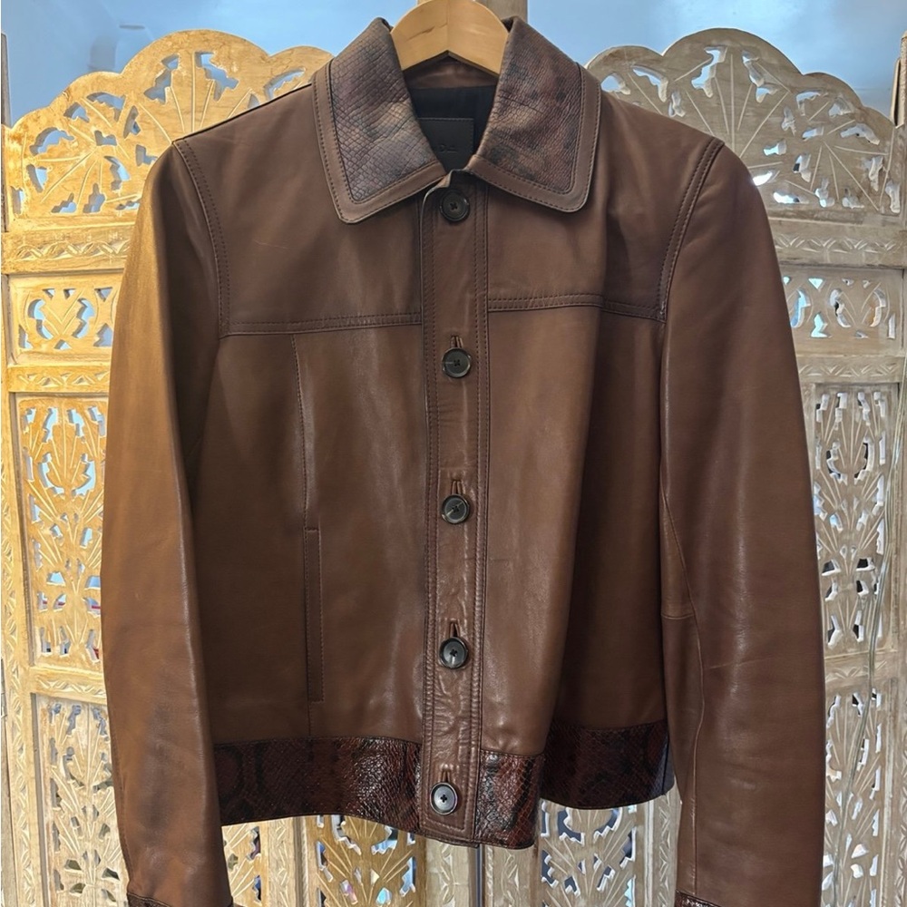 Massimo Dutti Leather Jacket
